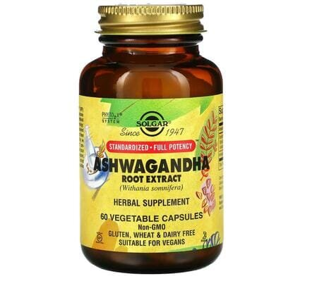 Ашваганда Solgar Ashwagandha Root Extract вег. капсули №60