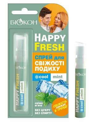 Спрей для ротової порожнини Біокон Happy Fresh Cool mint, 10 мл