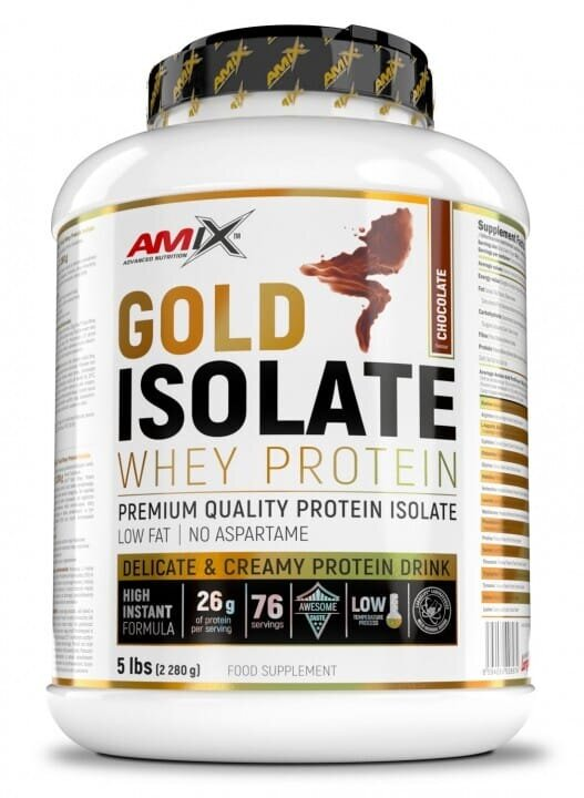 Протеїн Amix Nutrition Gold Isolate Whey Protein шоколад, 2280 г