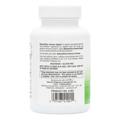 Комплекс для підтримки імунної системи Nature's Plus Immune System Support, 60 таблеток