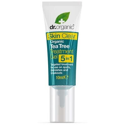 Гель для обличчя Dr. Organic Skin Clear 5 в 1 від недоліків та запалень шкіри, 10 мл
