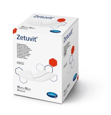 Пов'язка поглинаюча Zetuvit, 10 см х 10 см