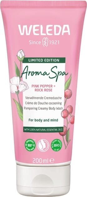Крем-гель для душу Weleda Aroma Spa Ніжний, 200 мл