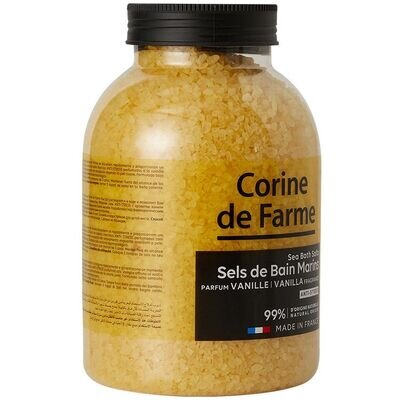 Сіль морська для ванн Corine De Farme Ваніль, 1,3 кг