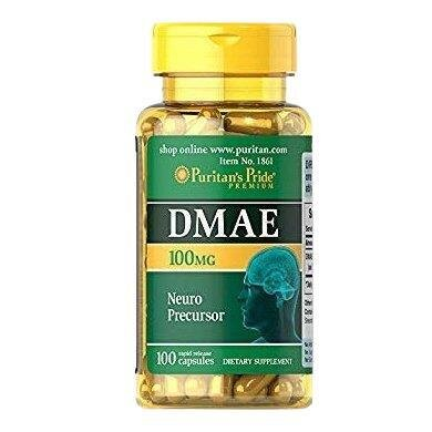 Вітаміни Puritan's Pride DMAE (Диметиламіноетанол) 100 мг, 100 капсул