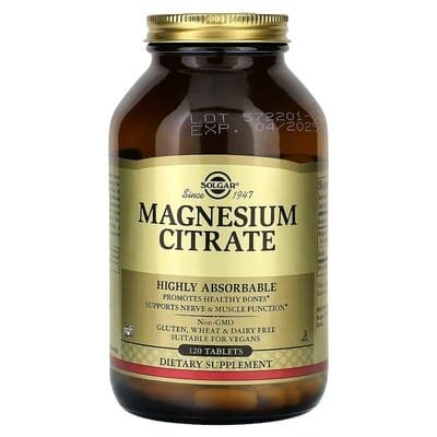 Магнію цитрат Solgar Magnesium citrate таблетки №120