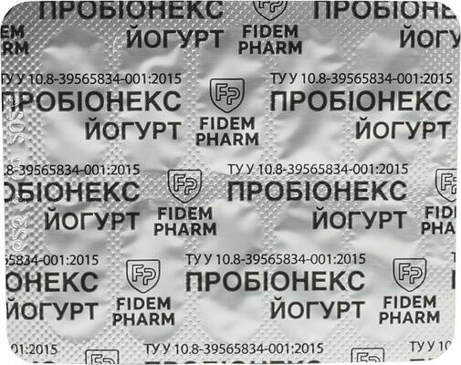 Пробіонекс Йогурт Fidem Pharm капсули №20