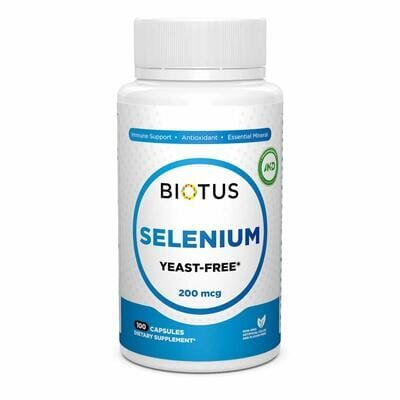 Селен без дріжджів Biotus Selenium капсули по 200 мкг №100
