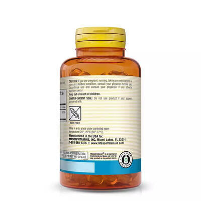Магній цитрат Mason Natural Magnesium Citrate 250 мг гелеві капсули №60