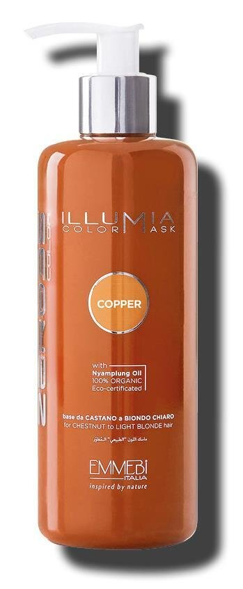 Маска для волосся Emmebi Italia Illumia Color Mask Cooper сяюча тонуюча Мідь, 300 мл