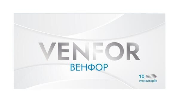 Венфор супозиторії №10