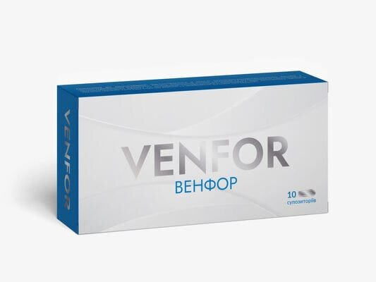 Венфор супозиторії №10