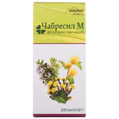 Чабресил М сироп Solution pharm по 200 мл у флак.