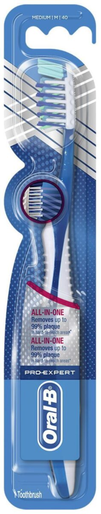 Зубна щітка Oral-B Pro-Expert All-In-One Все в одному 40 середня, 1 шт