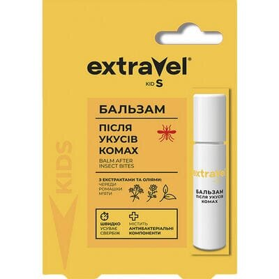 Бальзам після укусів комах ExtraVel Kids дитячий роликовий, 7 мл