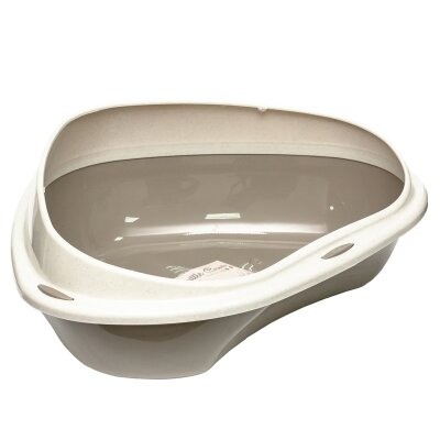Туалет кутовий для котів Georplast Shuttle Corner, 49x40x17,5 см