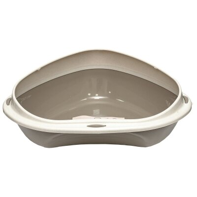 Туалет кутовий для котів Georplast Shuttle Corner, 49x40x17,5 см