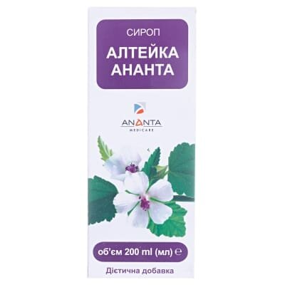 Сироп Алтейка Ананта по 200 мл у флак.