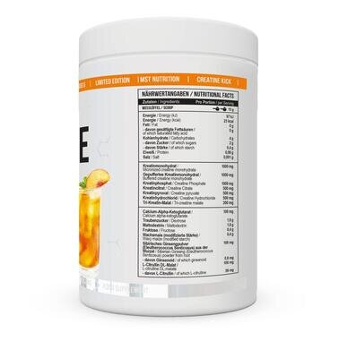 Креатин MST Nutrition Creatine Kick 7 in 1 персиковий чай, 1000 г
