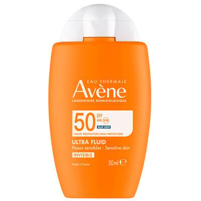Ультра-флюїд для обличчя сонцезахисний Avene Invisible SPF50+ для чутливої шкіри, 50 мл