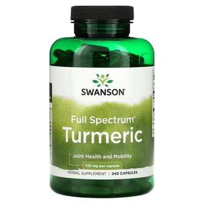 Куркума Swanson Turmeric капсули по 720 мг №240