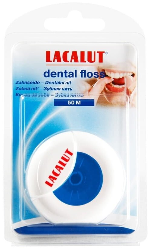 Зубна нитка Lacalut, 50 м