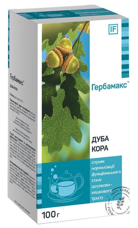Дуба кора Гербамакс по 100 г в пач.