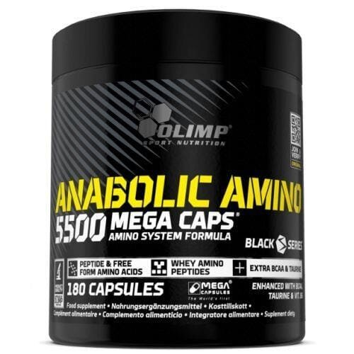 Амінокислота Olimp Anabolic Amino 5500 Mega, 180 капсул