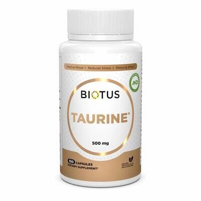 Таурін Biotus Taurine капсули по 500 мг №100