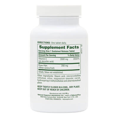Вітамін С Nature's Plus Ultra-C 2000 мг таблетки №60