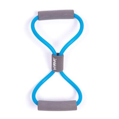 Еспандер-вісімка LiveUp Soft Expander LS3202-Hb, синій, H (13 кг)