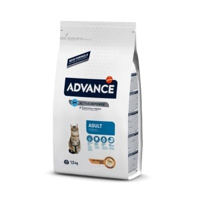 Корм сухий для дорослих котів Advance Adult Chicken & Rice з куркою і рисом, 1,5 кг