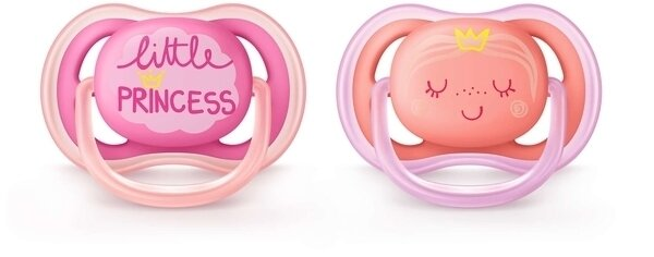 Пустушка силіконова Philips Avent Ultra Air SCF343/22, 6-18 місяців, 2 шт