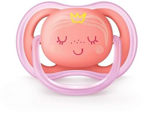 Пустушка силіконова Philips Avent Ultra Air SCF343/22, 6-18 місяців, 2 шт
