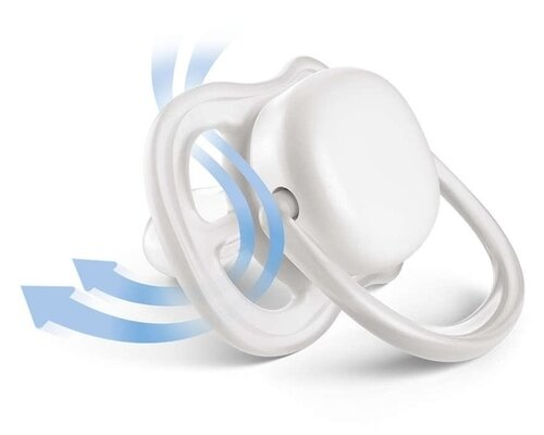 Пустушка силіконова Philips Avent Ultra Air SCF343/22, 6-18 місяців, 2 шт