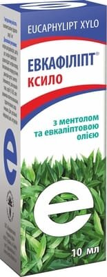 Евкафіліпт ксило спрей наз., доз. 0.1 % по 10 мл у флак. з розпил.
