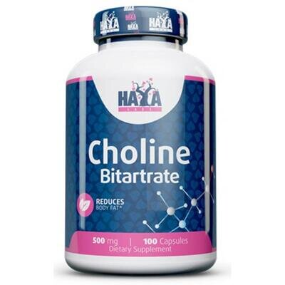Холіну бітартрат Haya Labs Choline Bitartrate 500 мг капсули №100