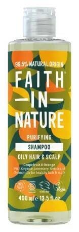 Шампунь Faith In Nature натуральний з грейпфрутом та апельсином, 400 мл