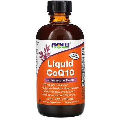 Коензим Q10 NOW CoQ10 рідкий, 118 мл