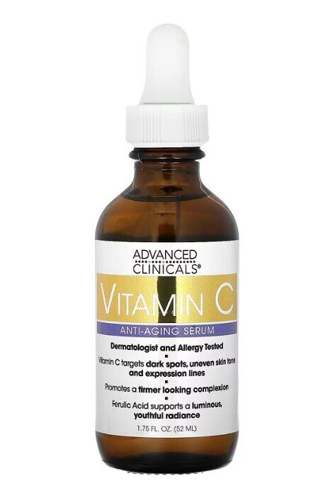 Сироватка для обличчя Advanced Clinicals Vitamin C Serum антивікова, 52 мл