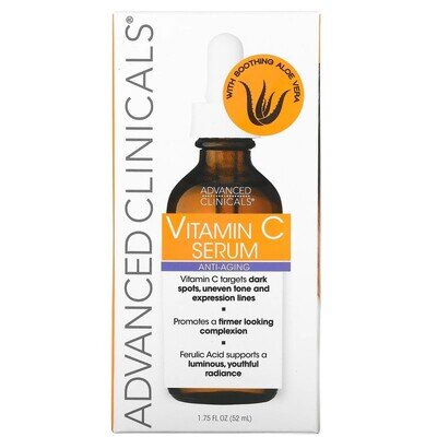 Сироватка для обличчя Advanced Clinicals Vitamin C Serum антивікова, 52 мл
