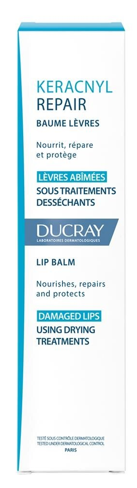 Бальзам для губ Ducray Keracnyl Repair Lip Balm відновлюючий, 15 мл