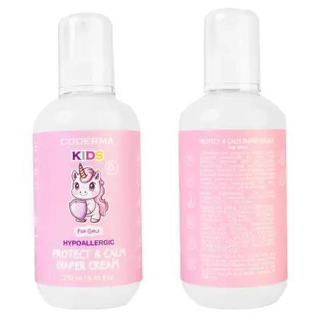 Крем під підгузок CODERMA Kids Захист і спокій для дівчаток, 250 мл