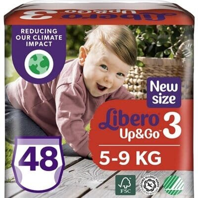 Підгузки-трусики Libero Up&Go розмір 3, 5-9 кг, 48 шт
