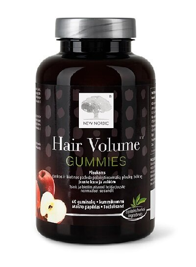 Комплекс для росту і об'єму волосся New Nordic Hair Volume желейні пастилки №60