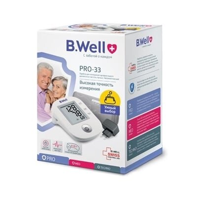 Тонометр B.Well PRO-33 автоматичний, манжета 22-42 см