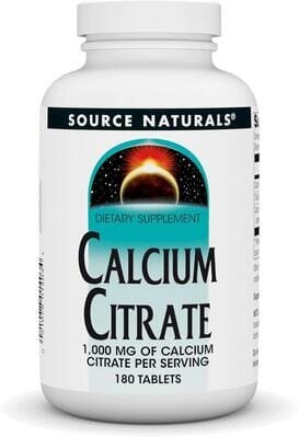 Кальцій цитрат Source Naturals Calcium Citrate, 180 таблеток