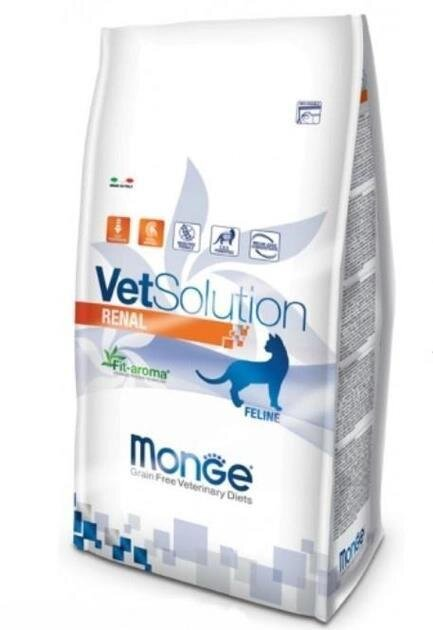 Корм сухий Monge Сat VetSolution Renal feline для котів усіх порід при нирковій недостатності, 400 г