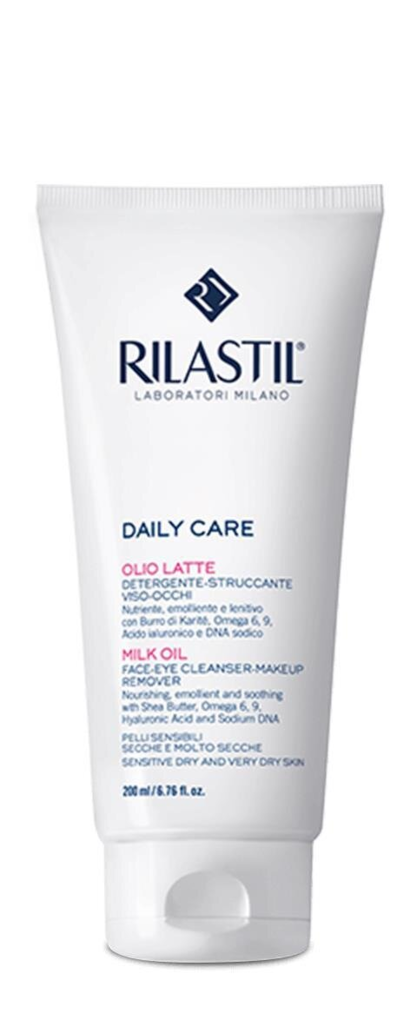 Молочко очищуюче Rilastil Daily Care для нормальної, чутливої та делікатної шкіри, 200 мл
