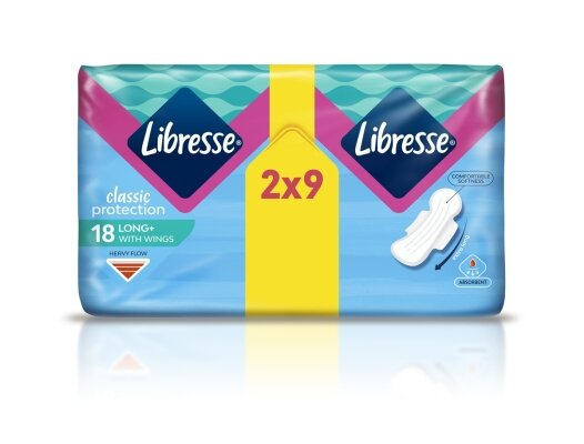 Прокладки гігієнічні Libresse Classic Protection Long, 18 шт